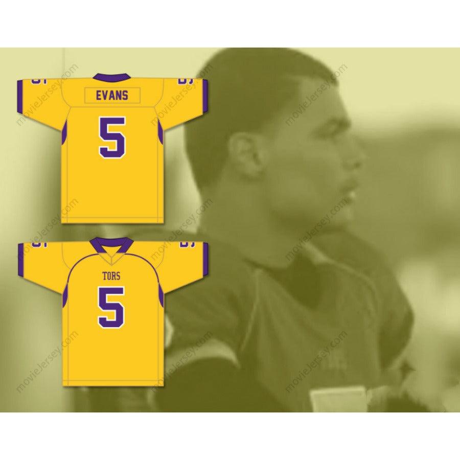 PERSONALIZA Cualquier Nombre Número CAMISETA DE FÚTBOL DE MIKE EVANS #5 DE LA ESCUELA SECUNDARIA TORS Tallas S-6XL