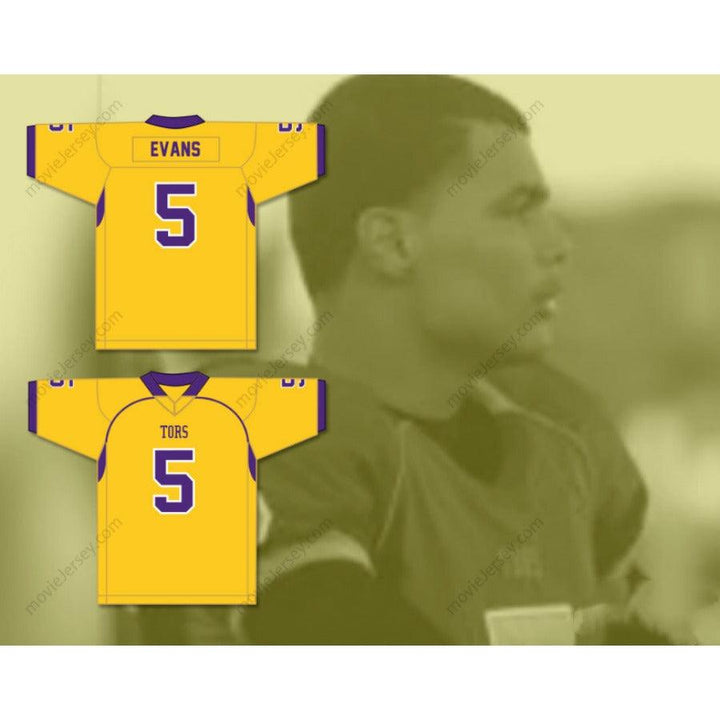 PERSONALIZA Cualquier Nombre Número CAMISETA DE FÚTBOL DE MIKE EVANS #5 DE LA ESCUELA SECUNDARIA TORS Tallas S-6XL