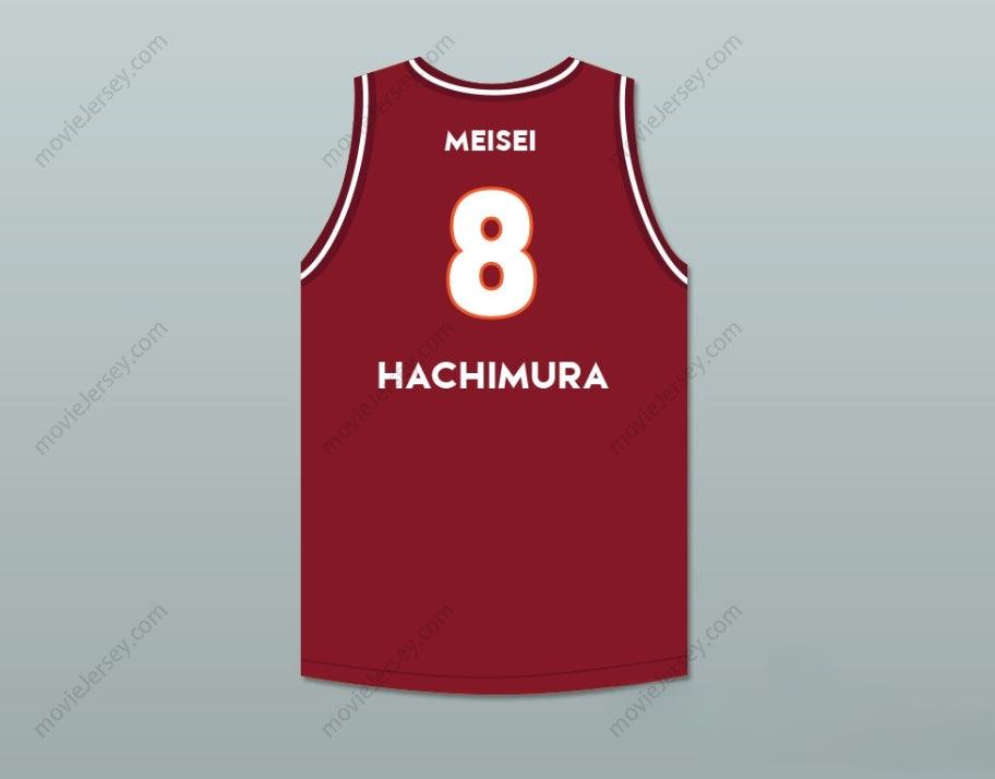 CAMISETA DE BALONCESTO MARRÓN DE LA ESCUELA SECUNDARIA MEISEI RUI HACHIMURA #8 CON NOMBRE Y NÚMERO PERSONALIZADOS 2 Costuras Superior Tallas S-6XL