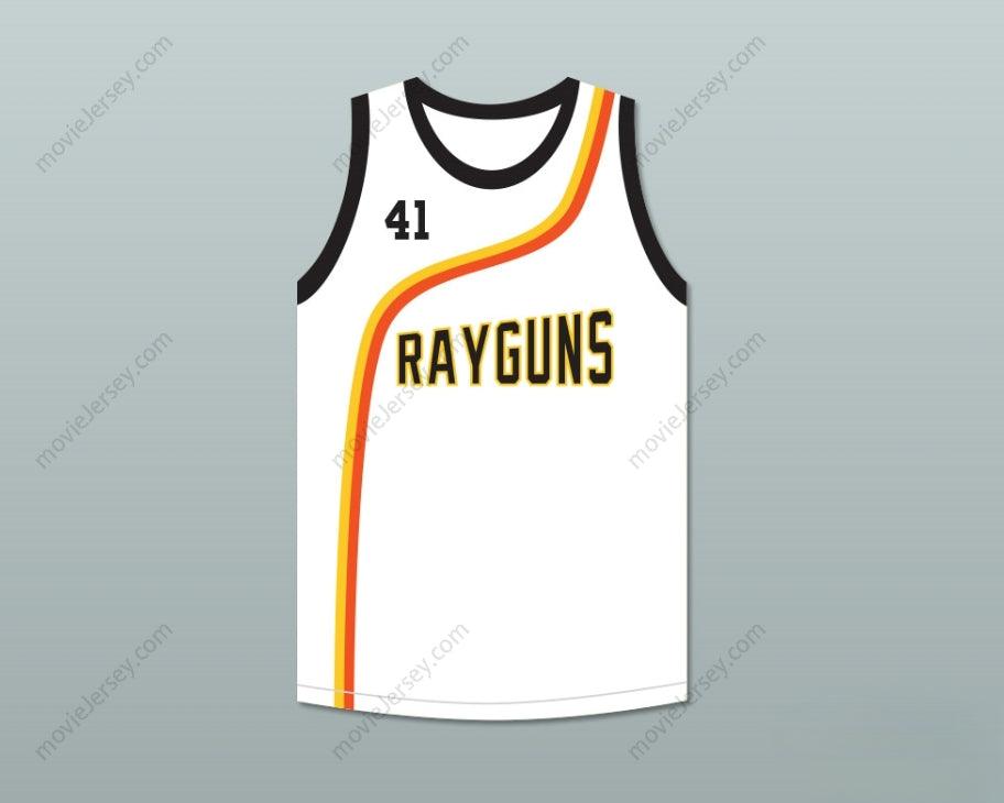 PERSONALIZA cualquier nombre y número   Inicio > BALONCESTO > CAMISETA DE BALONCESTO BLANCA DIRK NOWITZKI 41 ROSWELL RAYGUNS Tallas S-6XL con costuras de alta calidad