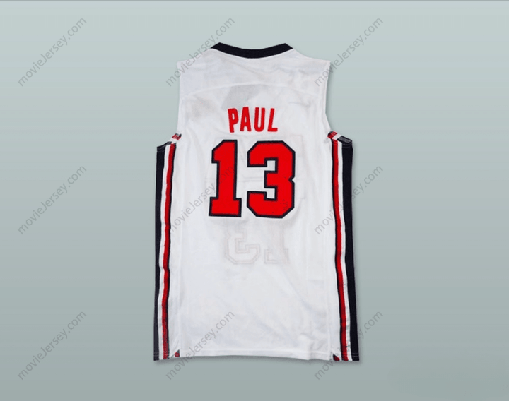 CUSTOM ANY Name Number CHRIS PAUL 13 TEAM USA BASKETBALL JERSEY Top Stitched S-6XL