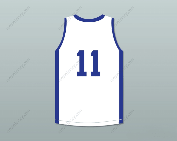 CUSTOM ANY Name Number ISIAH THOMAS 11 PUSH EXCEL PRO BASKETBALL CLASSIC WHITE BASKETBALL JERSEY 1985 CHARITY EVENT Top Stitched S-6XL