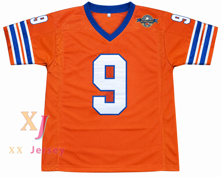 Custom Bobby Boucher 9 Mud Dogs The Waterboy Football Jersey