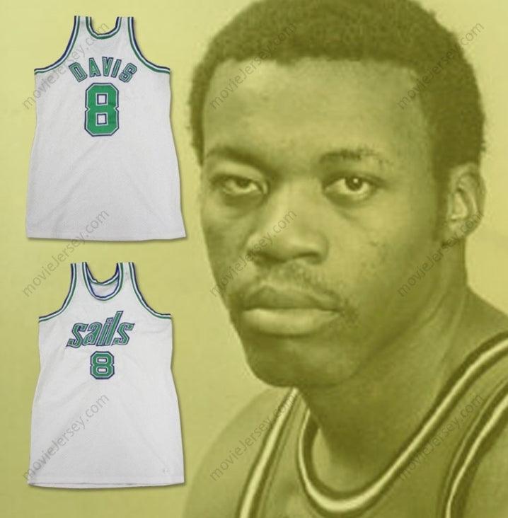 PERSONALIZADA Cualquier Nombre Número BALONCESTO ESTILO RETRO SAN DIEGO LEE DAVIS Camiseta Cosida A Mano Costura Reforzada S-6XL