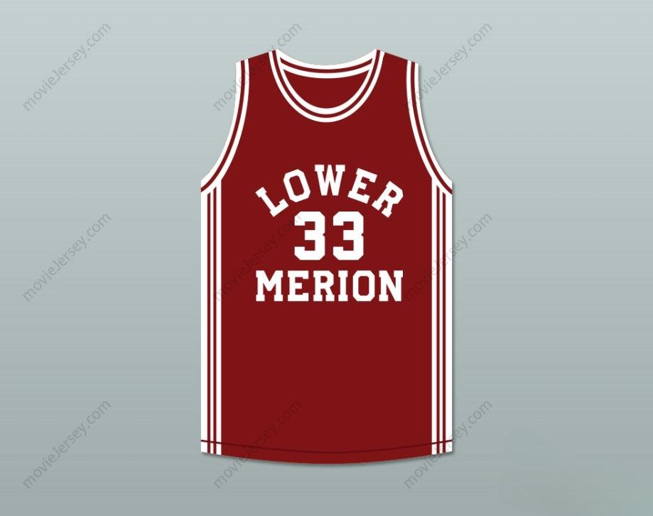 PERSONALIZA CUALQUIER Nombre Número BRYANT 33 CAMISETA DE BALONCESTO MARRÓN ACES DE LA ESCUELA SECUNDARIA LOWER MERION 1 Parte Superior Cosida S-6XL