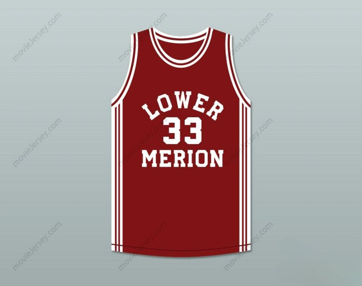 PERSONALIZA CUALQUIER Nombre Número BRYANT 33 CAMISETA DE BALONCESTO MARRÓN ACES DE LA ESCUELA SECUNDARIA LOWER MERION 1 Parte Superior Cosida S-6XL