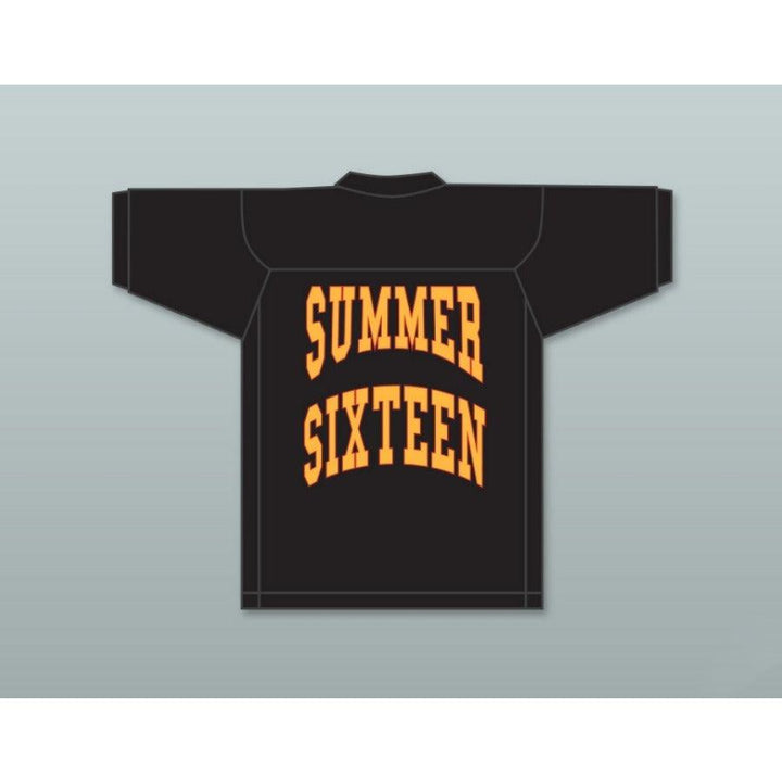 PERSONALIZADA CUALQUIER Nombre Número DRAKE REVENGE SUMMER SIXTEEN LOOKING FOR REVENGE Camiseta Fútbol Negra Cosida S-6XL