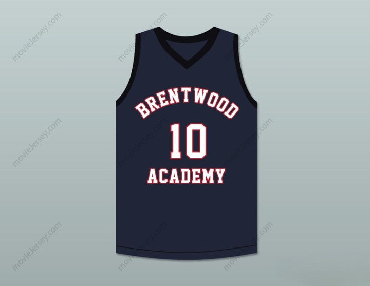 CAMISETA DE BALONCESTO PERSONALIZABLE con CUALQUIER Nombre y Número DARIUS GARLAND 10 ACADEMY AZUL MARINO 1 costura superior S-6XL