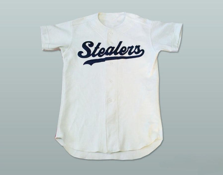 Camiseta de béisbol con botones STEALERS personalizada con CUALQUIER NOMBRE Y NÚMERO CUALQUIER JUGADOR O CUALQUIER NÚMERO, con costuras superiores, S-6XL