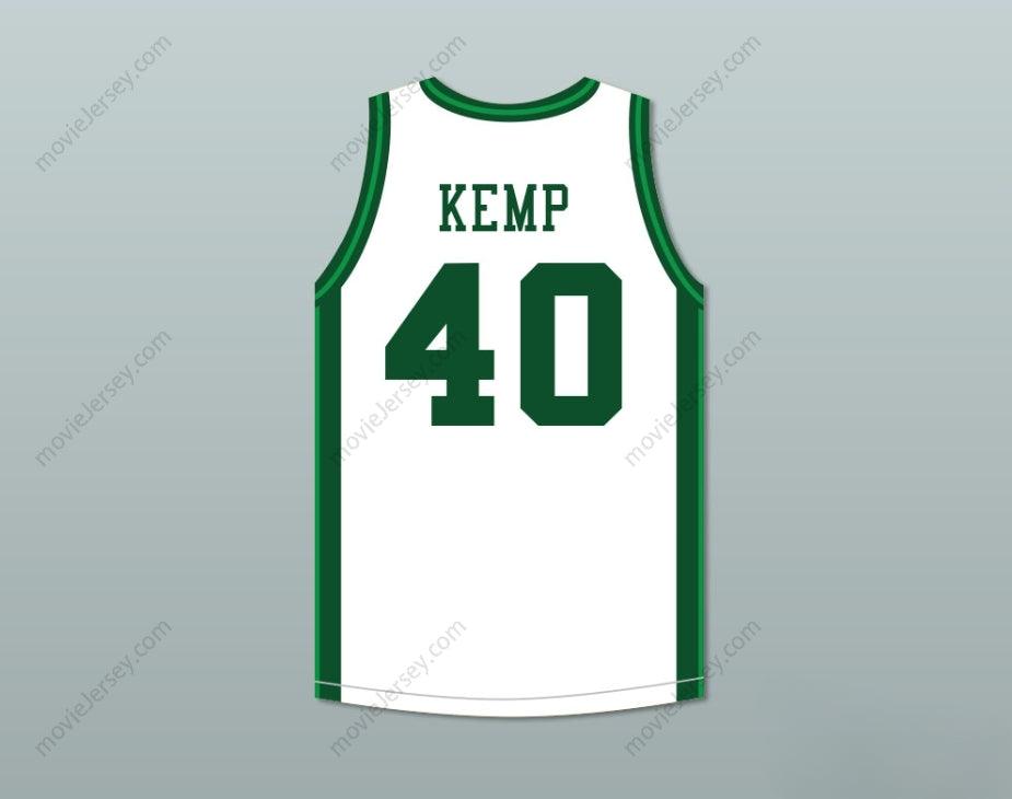 PERSONALIZA Cualquier Nombre Número SHAWN KEMP 40 CONCORD HIGH SCHOOL MINUTEMEN Camiseta Baloncesto Blanca Cosida S-6XL