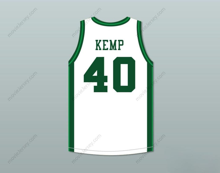 PERSONALIZA Cualquier Nombre Número SHAWN KEMP 40 CONCORD HIGH SCHOOL MINUTEMEN Camiseta Baloncesto Blanca Cosida S-6XL