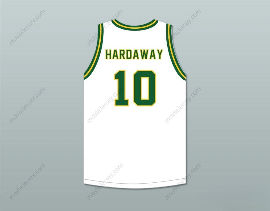 PERSONALIZADO Cualquier Nombre Número TIM HARDAWAY 10 CARVER MILITARY ACADEMY CHALLENGERS CAMISETA BALONCESTO BLANCA BORDADA S-6XL