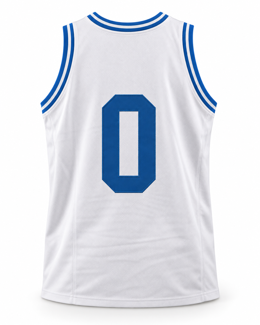 Back product mockup of Mike O'Donnell 0 Hayden High School Basketball Jersey.